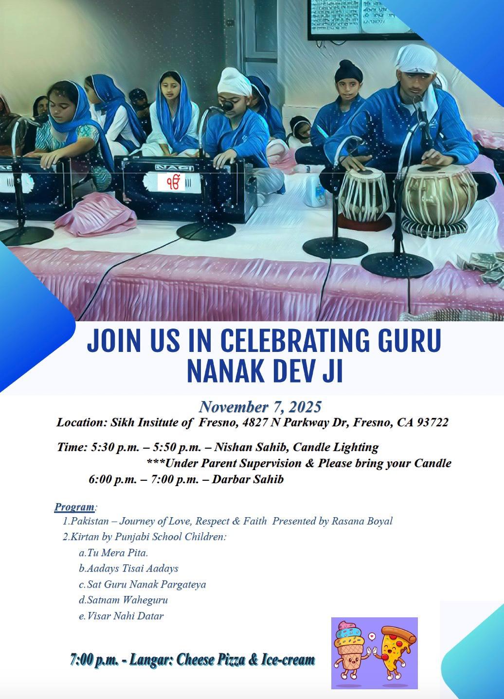 Punjabi School Celebrating Guru Nanak Dev Ji