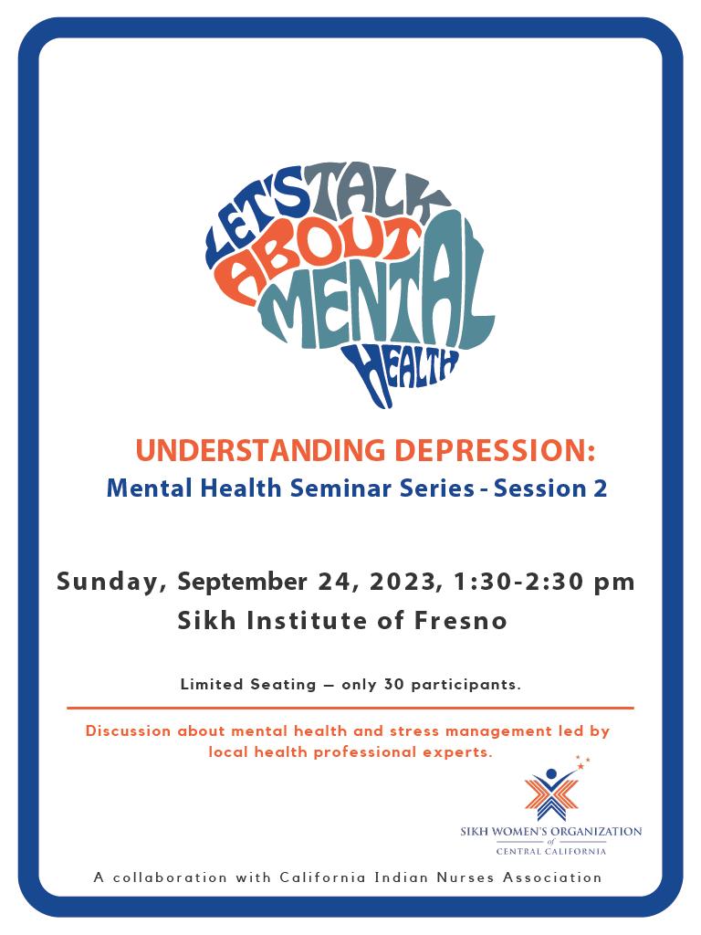 Understanding Depression Seminar Flyer